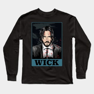 JOHN WICK fan art Long Sleeve T-Shirt